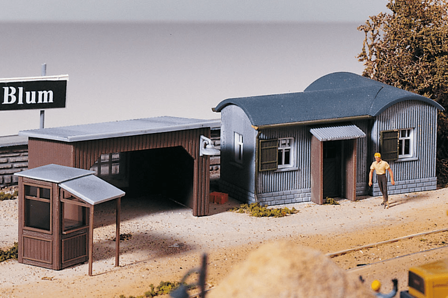Piko 61127 Classic Line Sand Works Sales Office, Building Kit (HO-Scale)