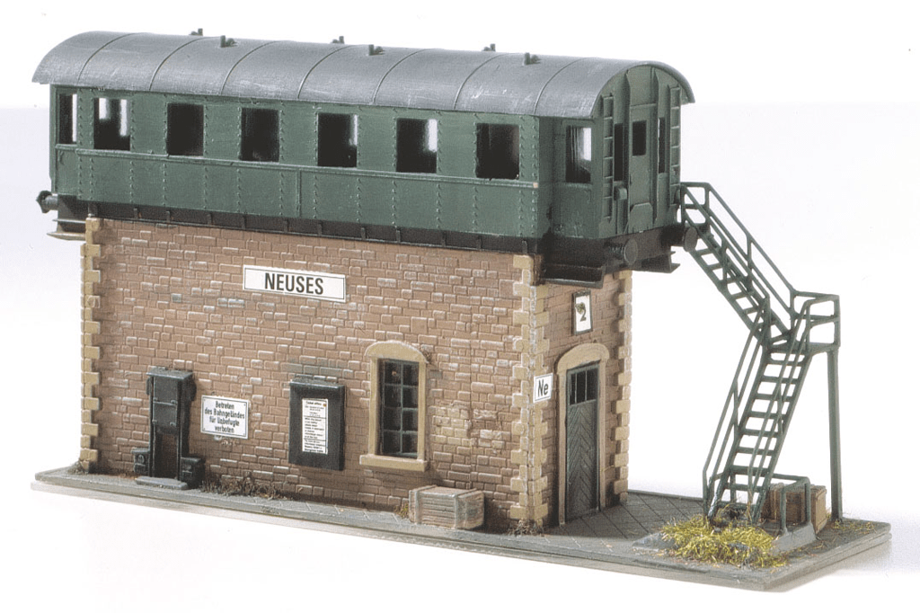Piko 61128 Classic Line Neuses old Switch Tower, Building Kit (HO-Scale)