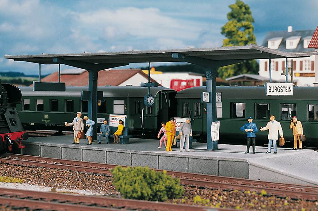Piko 61821 Hobby Line Burgstein Platform, Building Kit (HO-Scale)