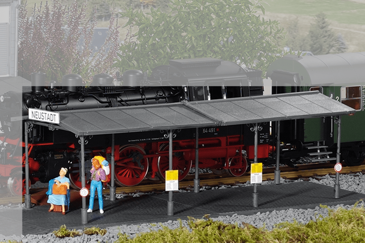 Piko 62004 Covered Platform Building Kit (G-Scale)