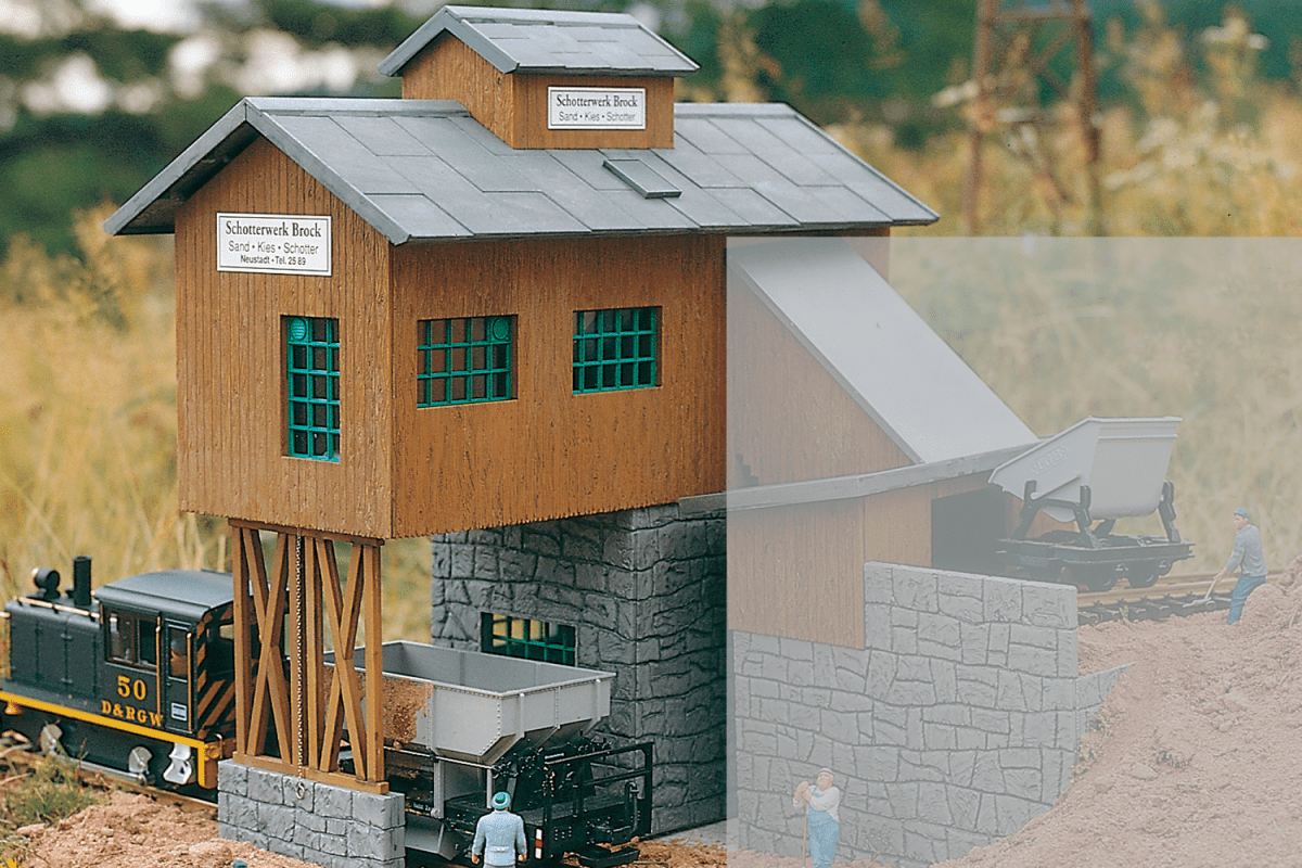 Piko 62009 Gravel Works Main Building, Building Kit (G-Scale)