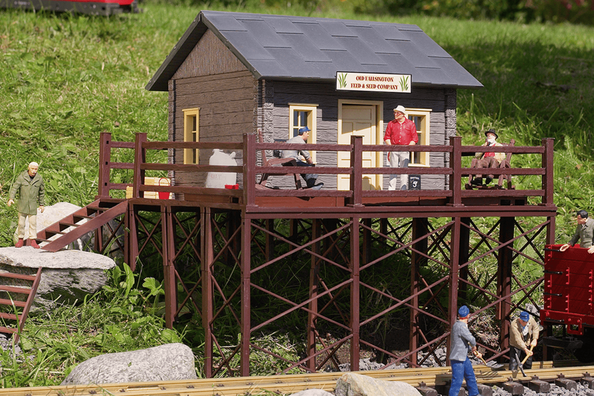 Piko 62112 Old Fallsington Feed & Seed, Building Kit (G-Scale)