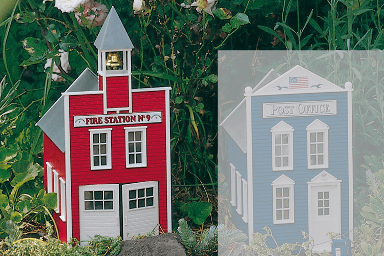 Piko 62214 Fire Station Number 9, Building Kit (G-Scale)