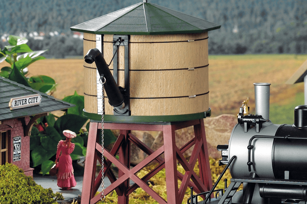 Piko 62710 River City Water Tower Built-Up Building (G-Scale)