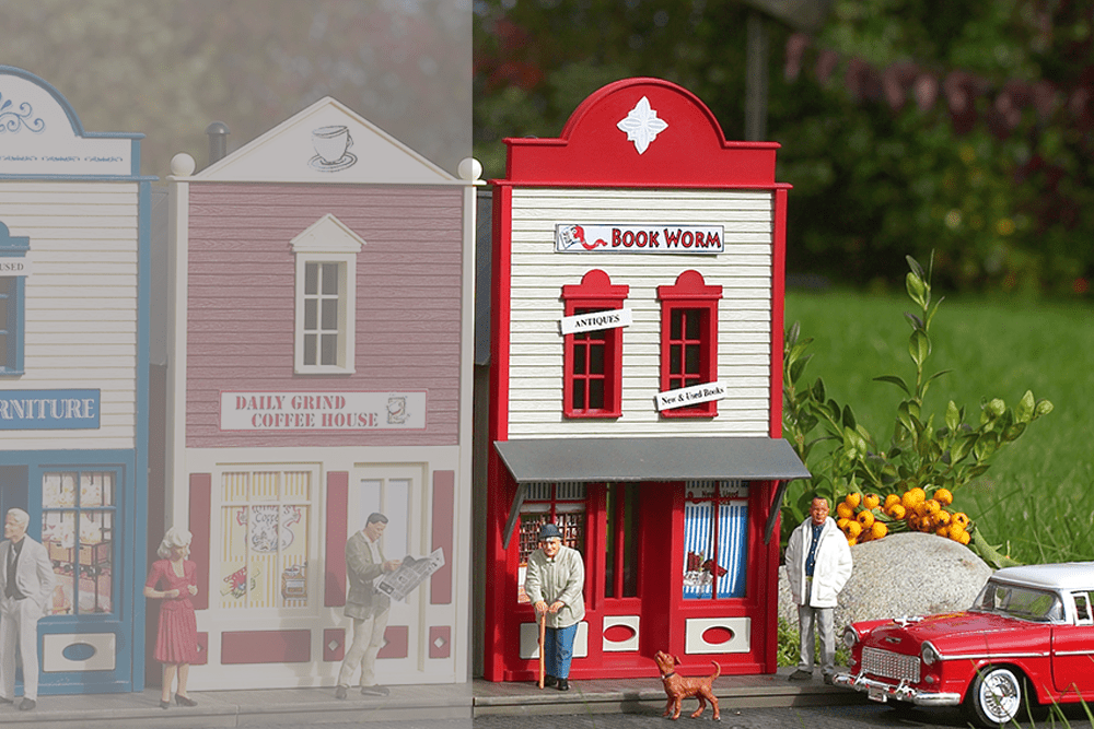 Piko 62724 Qwik-Kit Book Worm Book Shop Building (G-Scale)