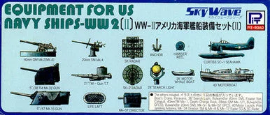 1/700 Skywave Equipment Set for US WWII Navy Ships (II) - Pitroad