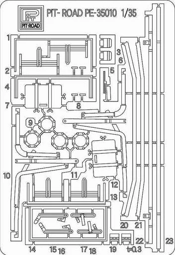 1/35 Pitroad PE for IJA Type98 4t PRIME MOVER SHI-KE