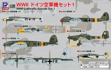 1/700 Pitroad WWII Luftwaffe Aircraft Set 1