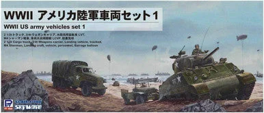 1/700 Pitroad WWII United States Army Vehicles Set 1