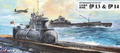 1/700 Pitroad IJN Submarine I-13 & I-14 (Rebox of PITW41)