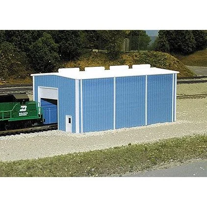 Pikestuff N Scale Small Engine House 30 x 60' 9.1 x 18.3m (blue)