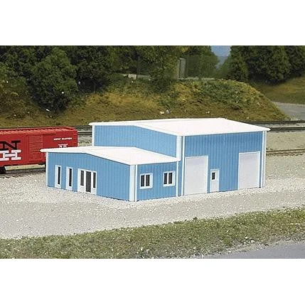Pikestuff Contractor's Building Scale 40 x 60' 12.2 x 18.3m (blue)