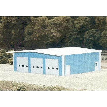 Pikestuff Fire Station(blue) Scale 50 x 40' 15.2 x 12.2m