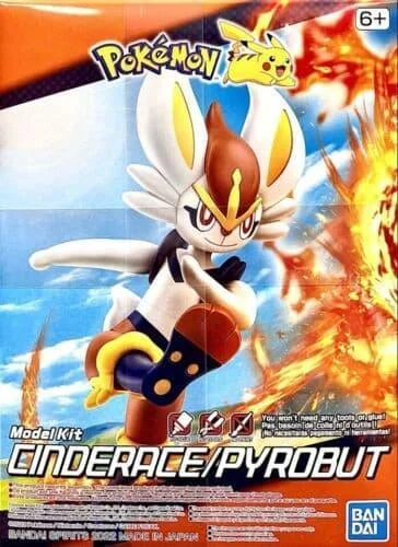 Pokemon Cinderace Model Kit - Bandai Namco