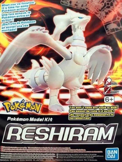 Pokemon Reshiram Model Kit - Bandai Namco