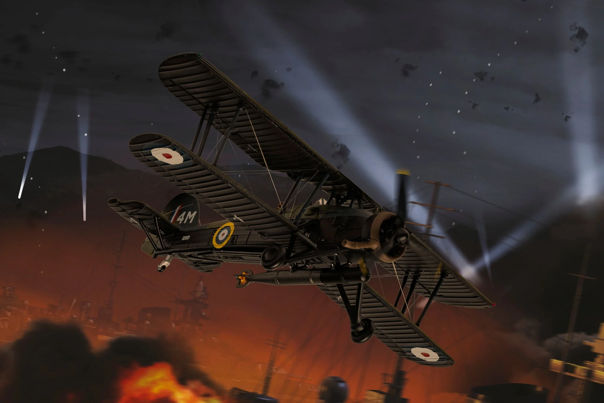Pre-Order Corgi AA36312 1:72 Fairey Swordfish MkI, P4154 / 4M, Battle of Taranto, November 1940