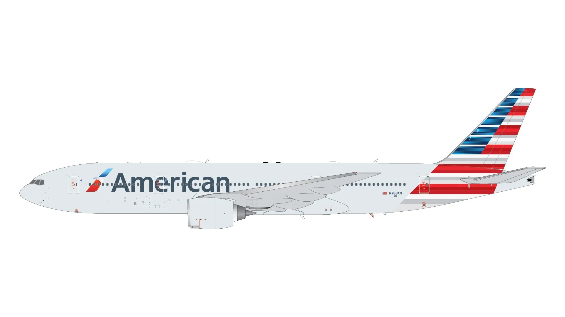 Pre-Order Gemini Jets G2AAL1414 1:200 American Airlines B777-200ER N788AN