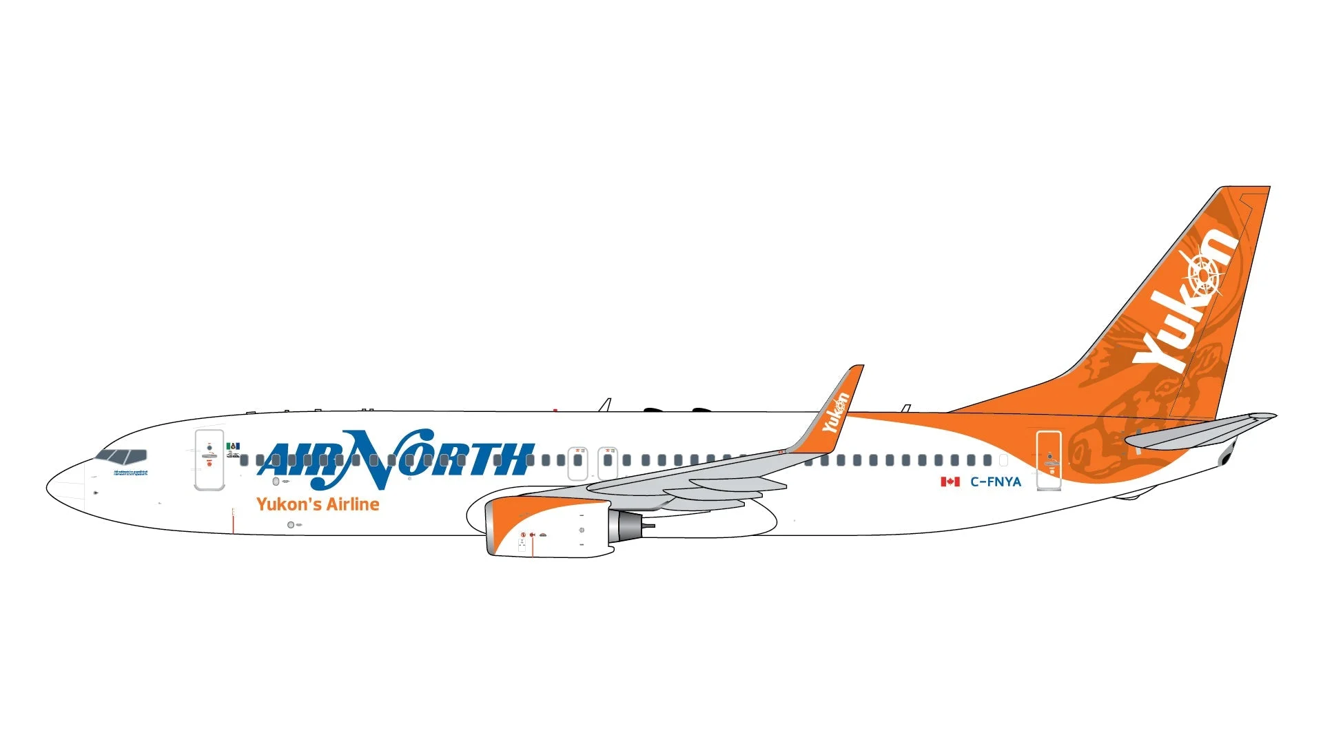 Pre-Order Gemini Jets GJANT2394 1:400 Air North B737-800W C-FNYA