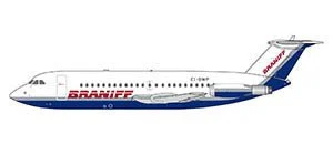 Pre-Order Gemini Jets GJBNF2270 1:400 Braniff BAC 111-200
