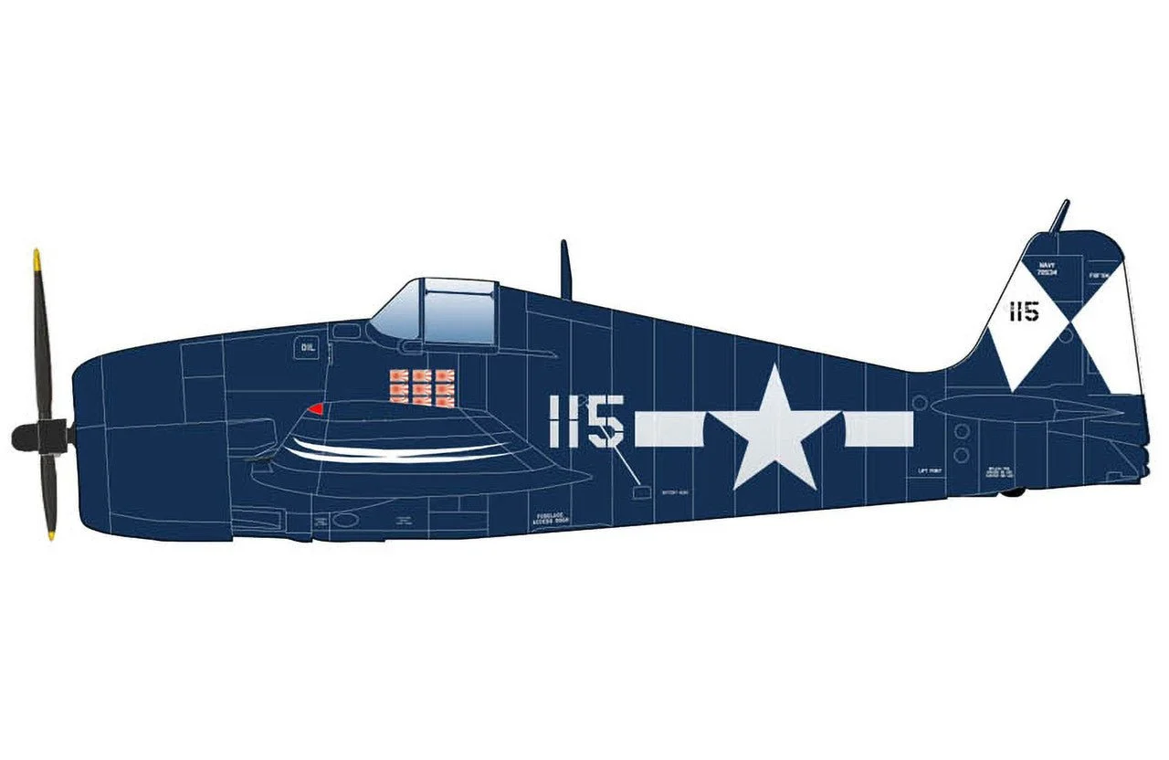 Pre-Order Hobby Master HA0306 1:32 F6F-5 "Death & Destruction" BuNo 72534, VF-83, USS Essex, May 1945