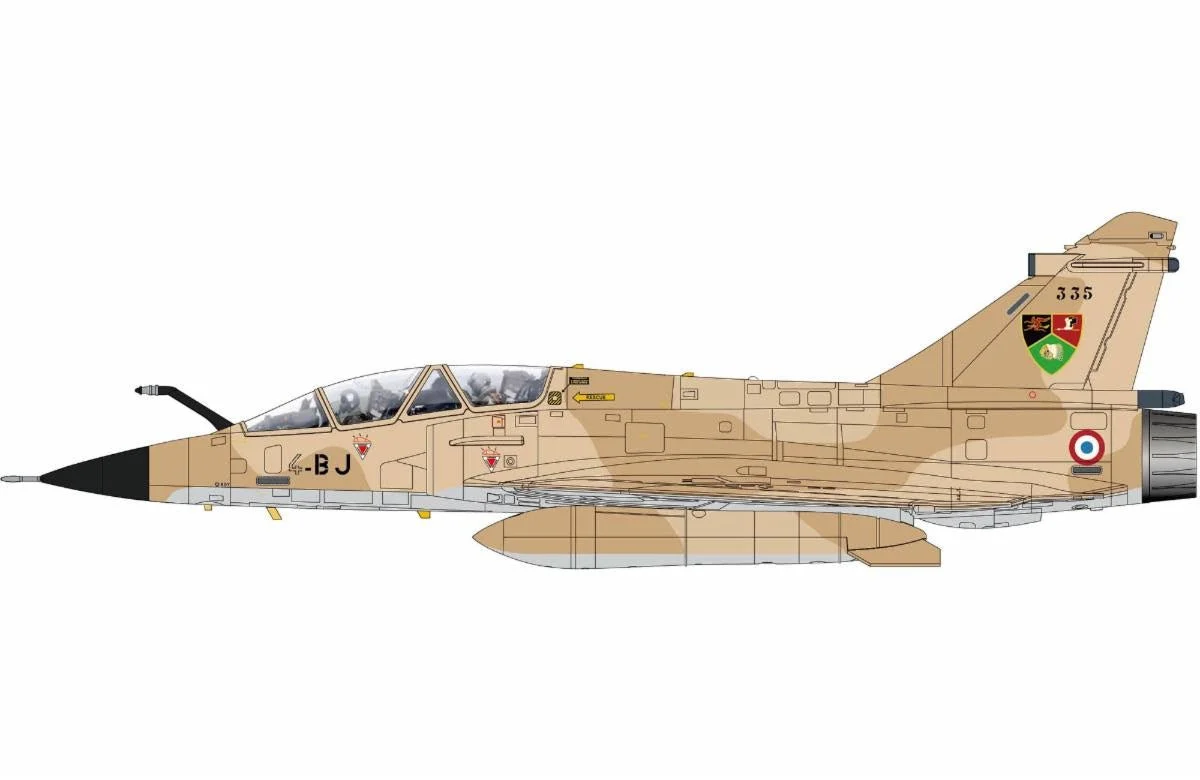 Pre-Order Hobby Master HA1652 1:72 Mirage 2000N "Exercise Red Flag" 4-BJ, EC 2/4 "La Fayette", BA 116 Luxeuil, July 1992