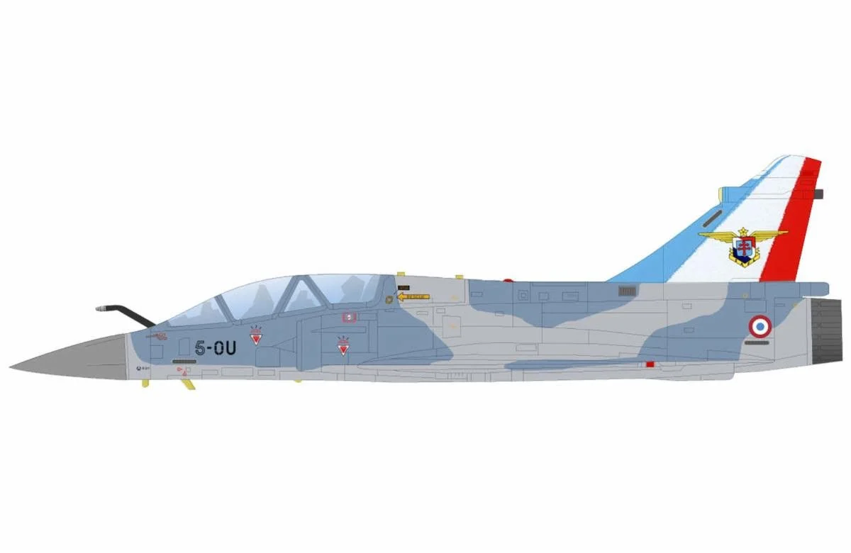 Pre-Order Hobby Master HA1655 1:72 Mirage 2000B 5-OU, EC 2/5, FAFL 60th Anniversary, France, 2002