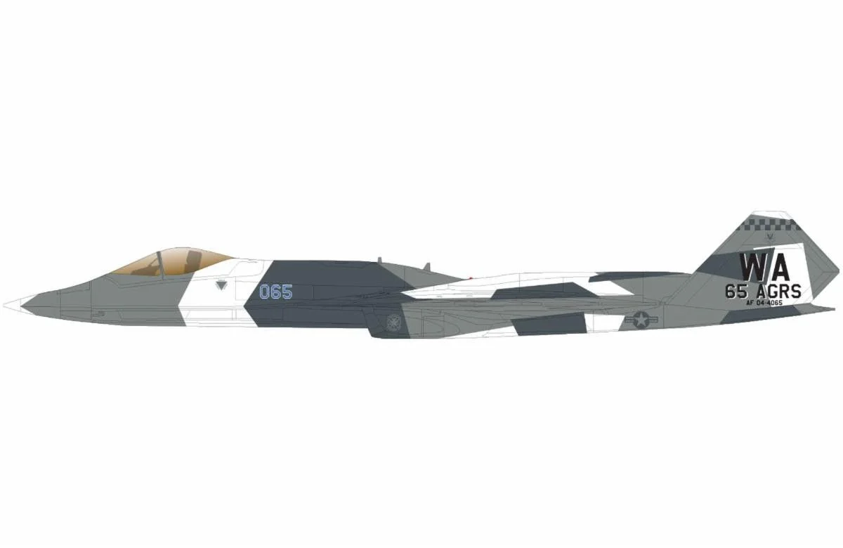 Pre-Order Hobby Master HA2852 1:72 F-23 "Su-57 Aggressor Scheme" Blue 054, 65th AGRS, Nellis AFB (what if scheme)