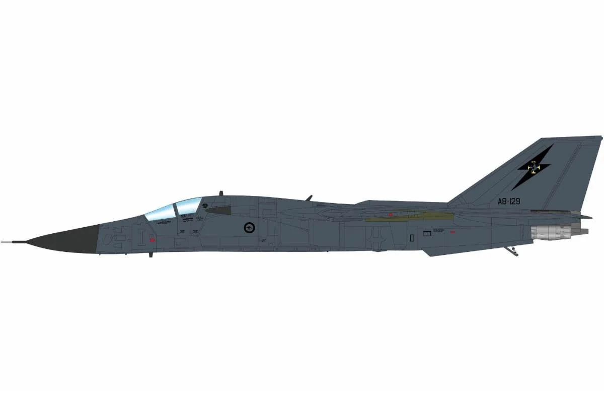 Pre-Order Hobby Master HA3035 1:72 F-111C Aardvark A8-129, No.1 Sqn., RAAF, 2007