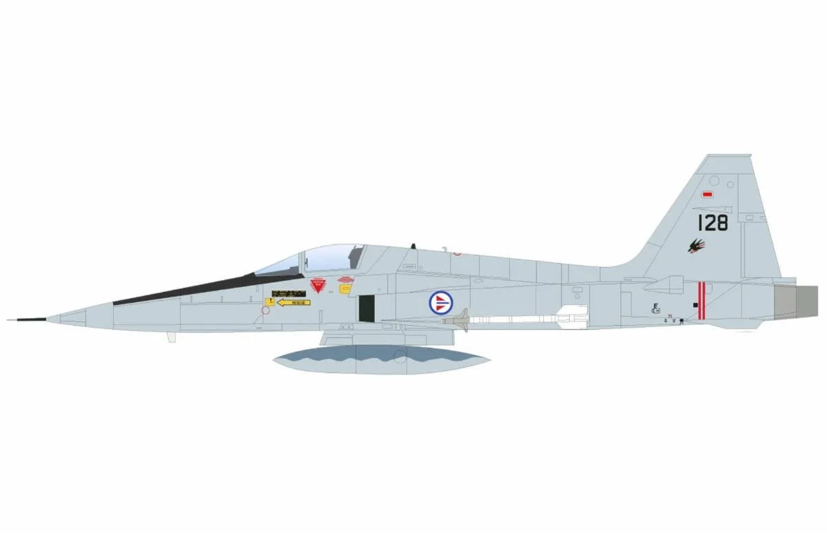Pre-Order Hobby Master HA33014 1:72 F-5A RNoAF 128, 336 Squadron, February 1998