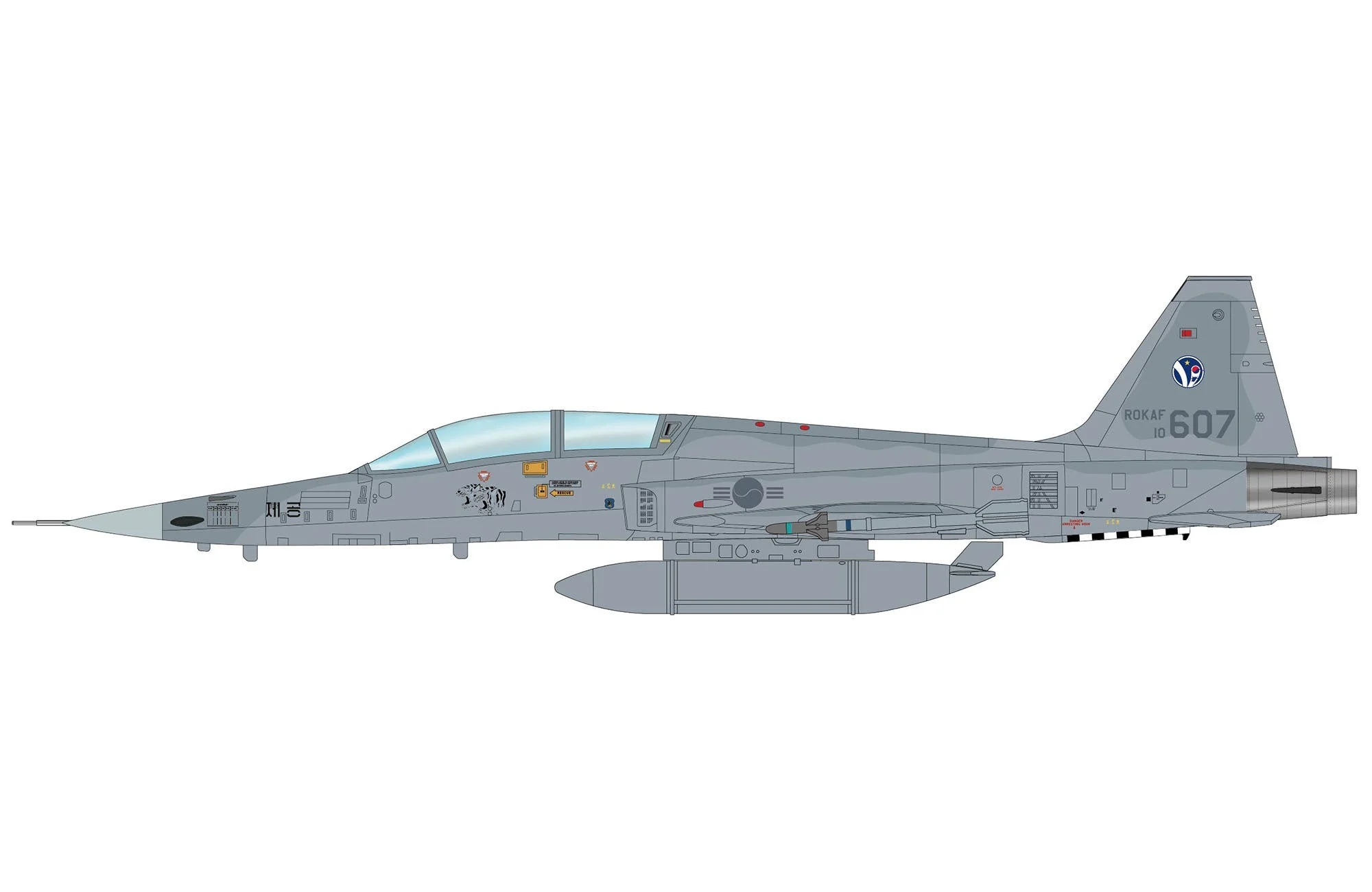 Pre-Order Hobby Master HA3386 1:72 KF-5F Jegong-Ho 10-607, ROKAF, 2021