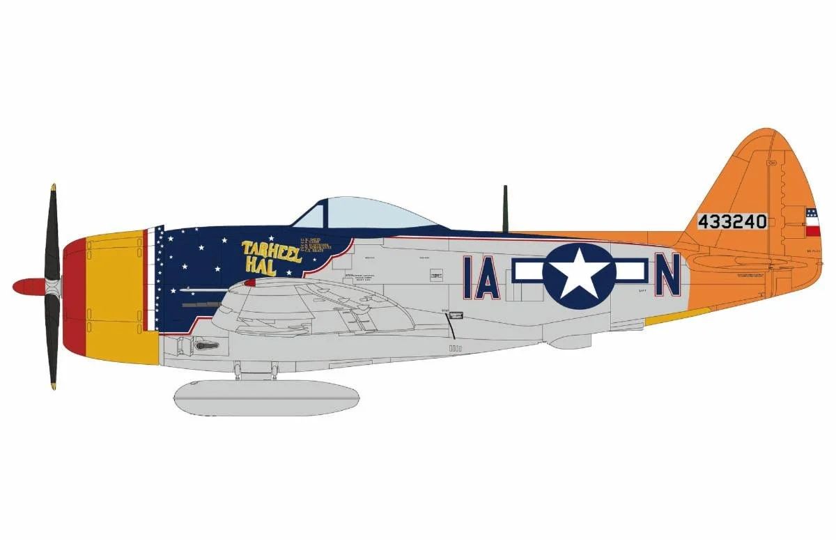 Pre-Order Hobby Master HA8414 1:48 P-47D Thunderbolt "Tarheel Hal" Lt. 'Ike' David, 366 FS, 358 FG, May, 1945