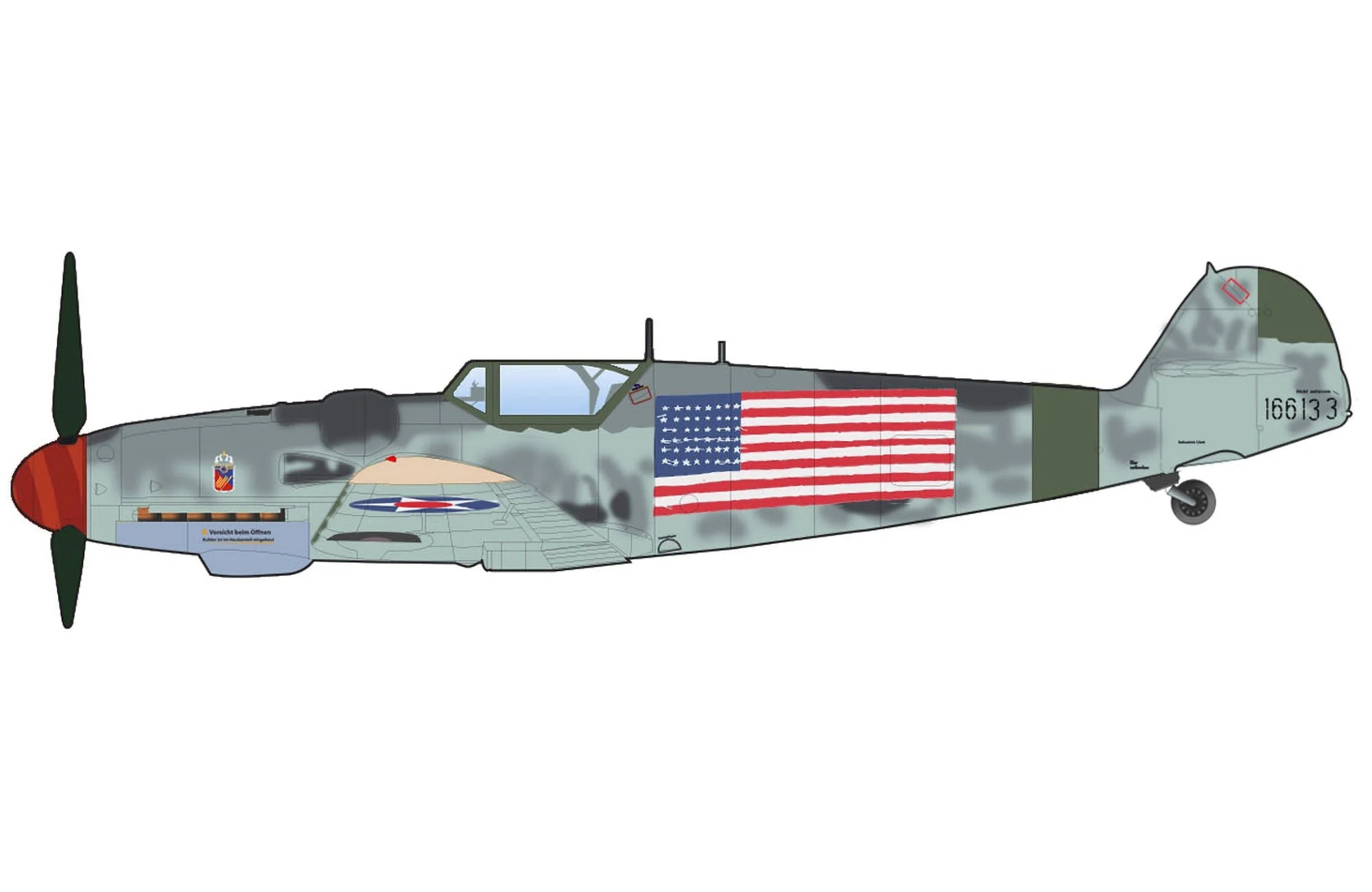 Pre-Order Hobby Master HA8767 1:48 BF 109G-6 "Capt. Constantin Cantacuzino" W.Nr.166133, Italy, 27th August 1944