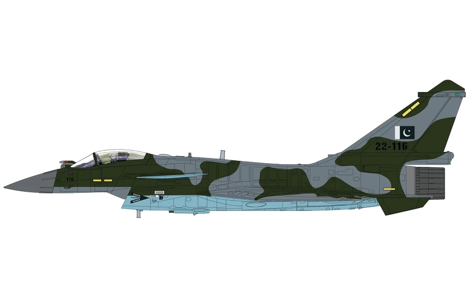 Pre-Order Hobby Master HA9402 1:72 J-10CE Vigorous Dragon 22-116, 15 Sqn "Cobras", Pakistan Air Force