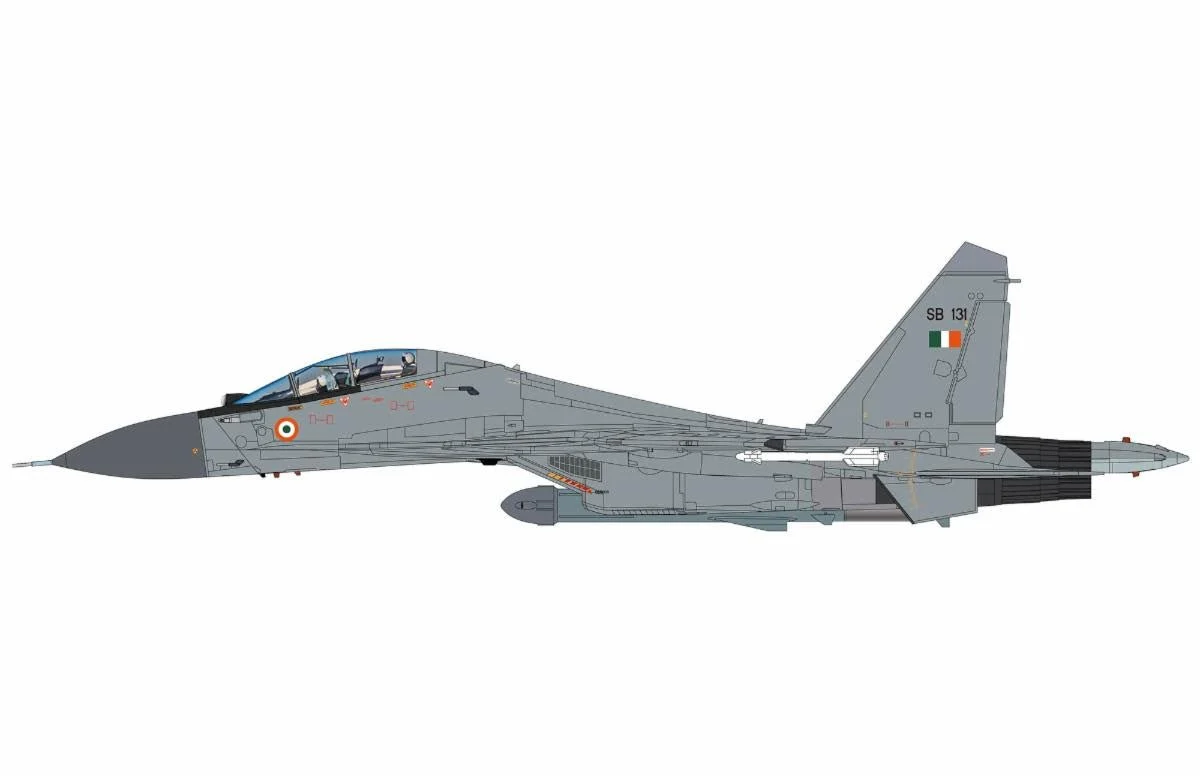 Pre-Order Hobby Master HA9515 1:72 Su-30MKI "Iniochos 2025" SB 131, India Air Force (w/Brahmos missile)