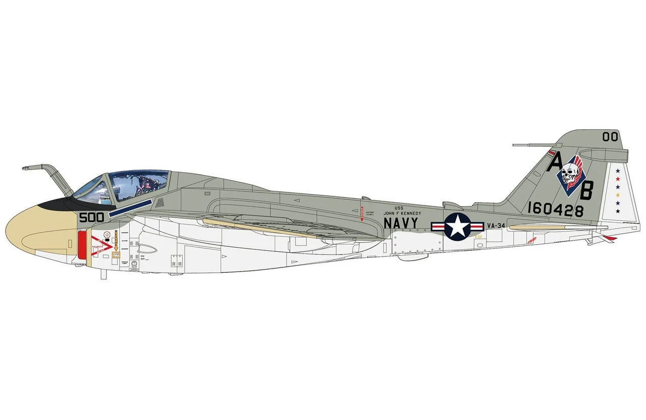 Pre-Order Hobby Master HC1001 1:72 Grumman A-6E Intruder 160428, VA-34 "Blue Blasters", US Navy, late 1970s