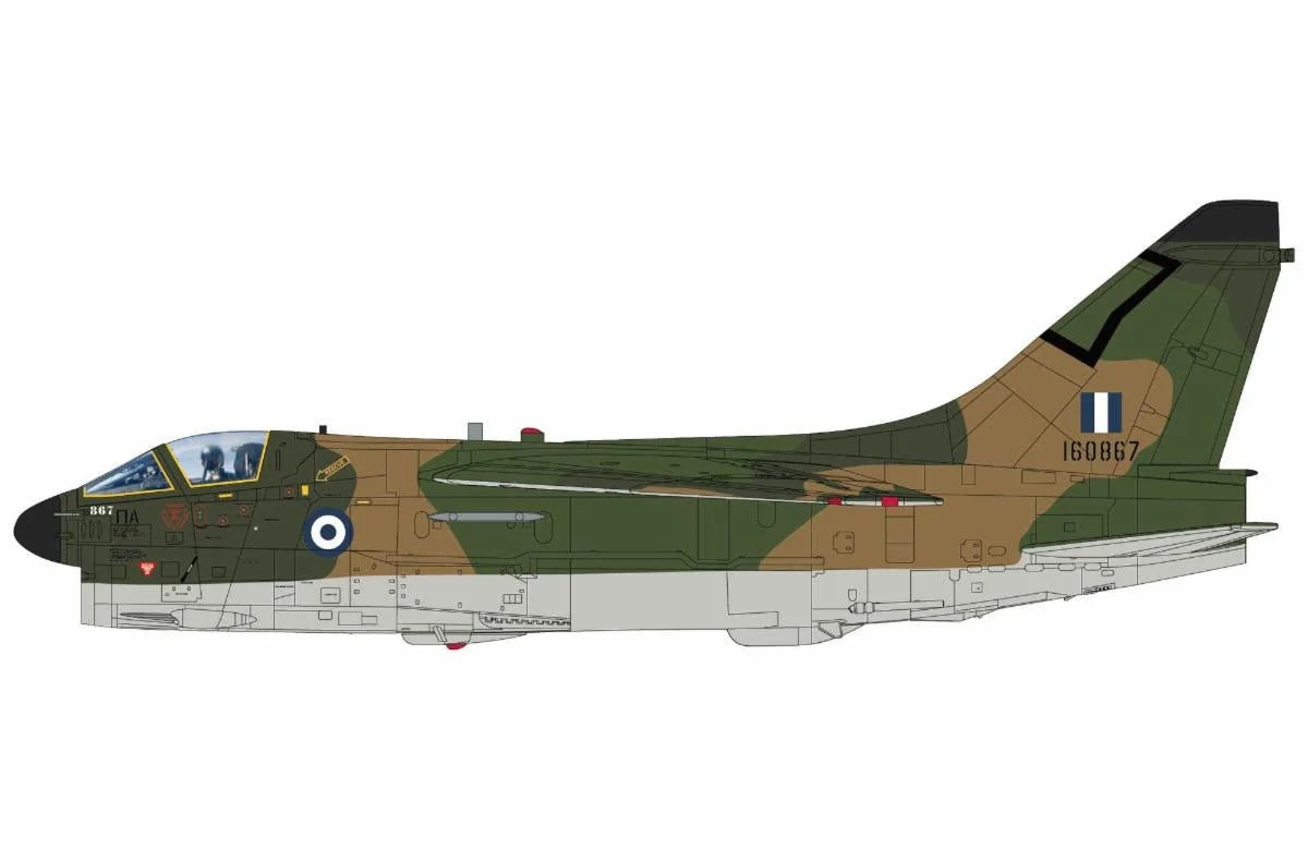 Pre-Order Hobby Master HC1102 1:72 A-7E Corsair 160867, Hellenic AF, 2006