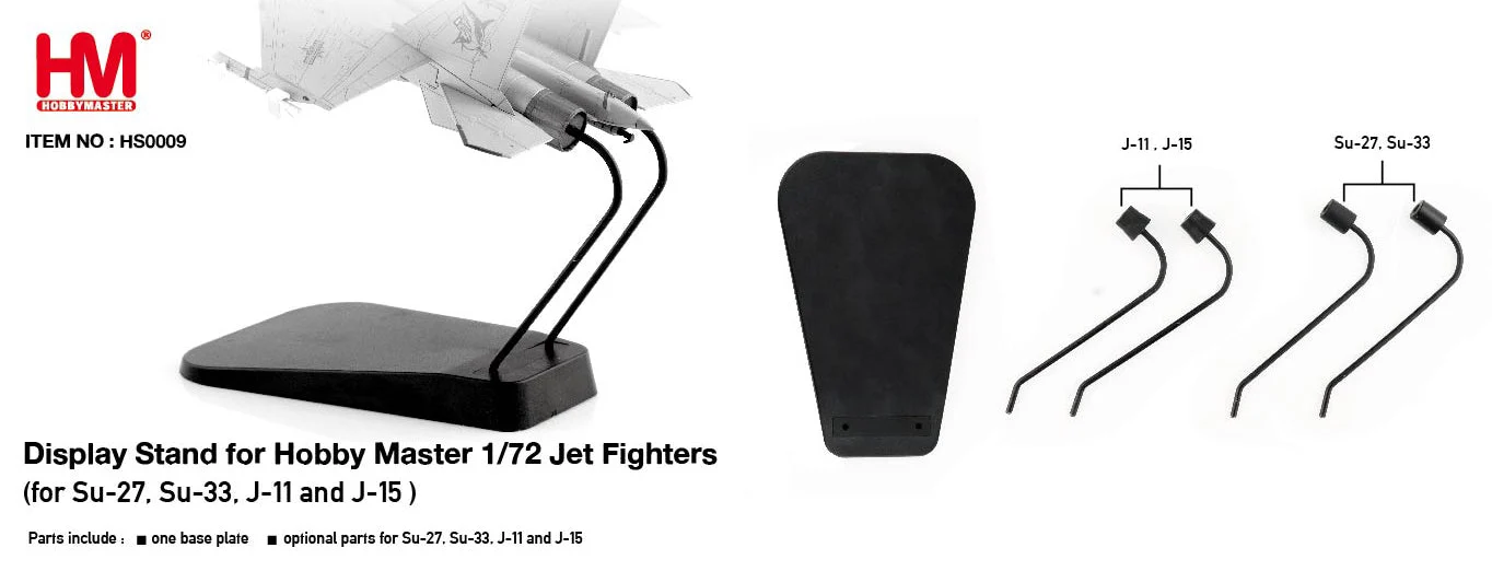Pre-Order Hobby Master HS0009 1:72 Display Stand for Hobby Master (for Su-27 & Su-33 (common) ; J-11 & J-15 (common)