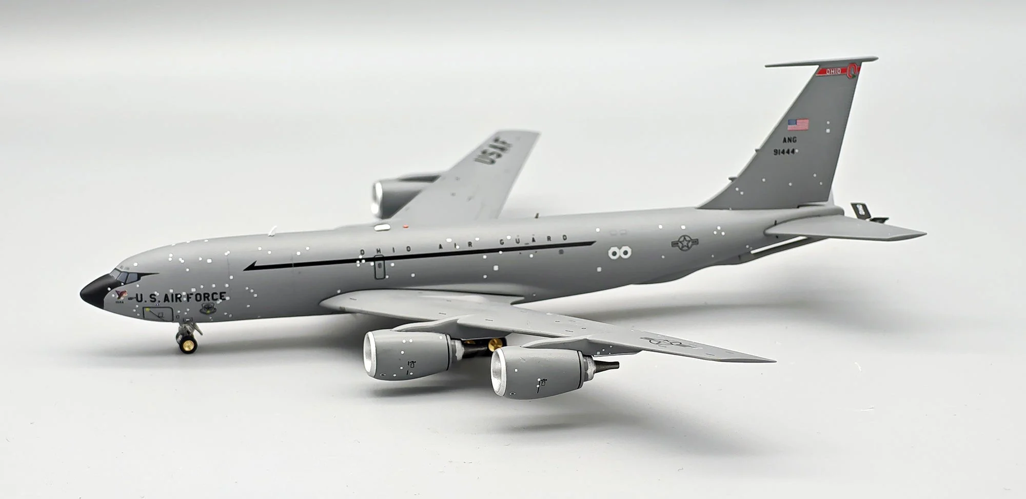 Pre-Order InFlight200 IF135USAF444 1:200 Boeing KC-135R Stratotanker Ohio ANG 121st ARW (717-148) 59-1444 “Battle Scarred Edition”