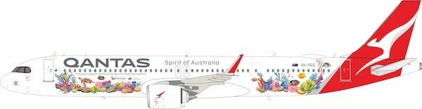Pre-Order InFlight200 IF321QF0126 1:200 QANTAS A321NXLR VH-OGG GREAT BARRIER REEF