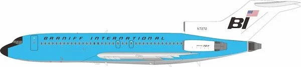 Pre-Order InFlight200 IF721BN0626 1:200 BRANIFF 727-27C N7272 – New Medium Blue