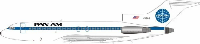 Pre-Order InFlight200 IF721PA0526 1:200 Pan Am Boeing 727-51 N5608