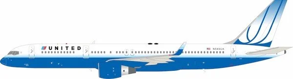 Pre-Order InFlight200 IF752UA0526 1:200 United Airlines Boeing 757-222 N549UA