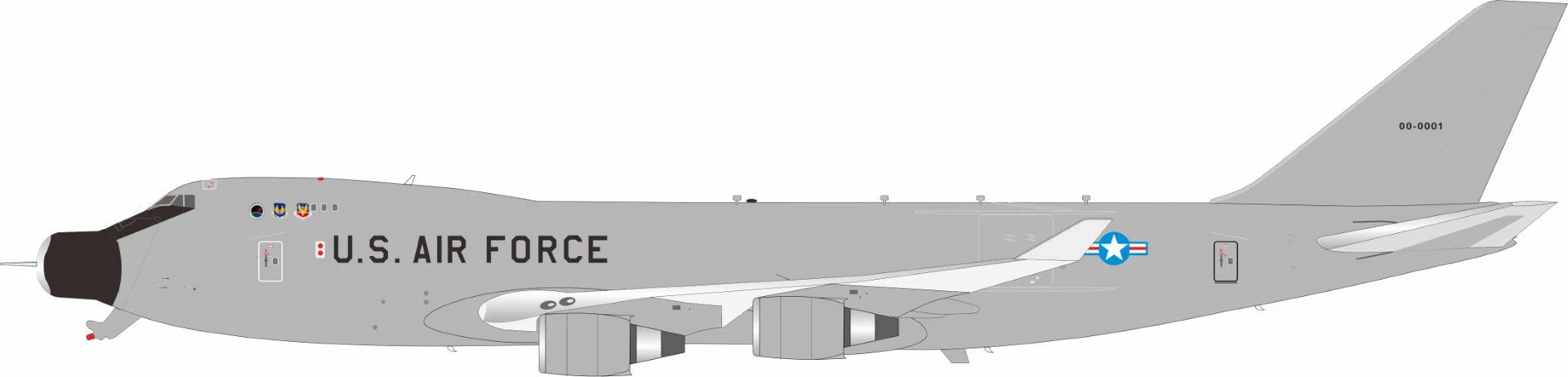 Pre-Order InFlight200 IFAL1USAF001 1:200 USA - Air Force Boeing YAL-1A (747-4G4F) 00-0001
