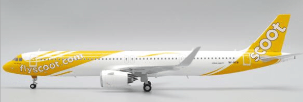 Pre-Order JC Wings EW221N013 1:200 Scoot Airbus A321NEO Reg: 9V-NCB