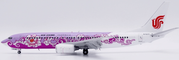 Pre-Order JC Wings LH2360 1:200 Air China Boeing 737-800 "Pink Peony" Reg: B-5177