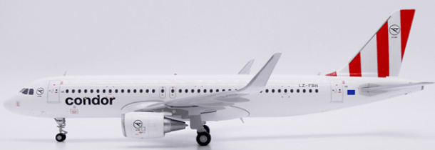 Pre-Order JC Wings LH2494 1:200 Condor Airbus A320 "Red Tail" Reg: LZ-FBH