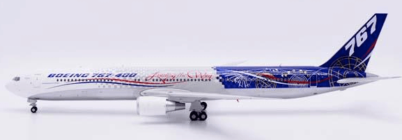 Pre-Order JC Wings LH2497 1:200 Boeing House Color 767-400ER "Leading the Way""Polished" Reg: N76400