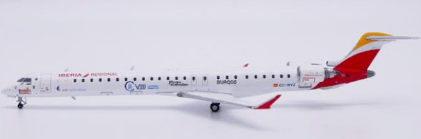 Pre-Order JC Wings LH4401 1:400 Iberia Regional Bombardier CRJ-1000 "Burgos City of Gastronomy" Reg: EC-MVZ
