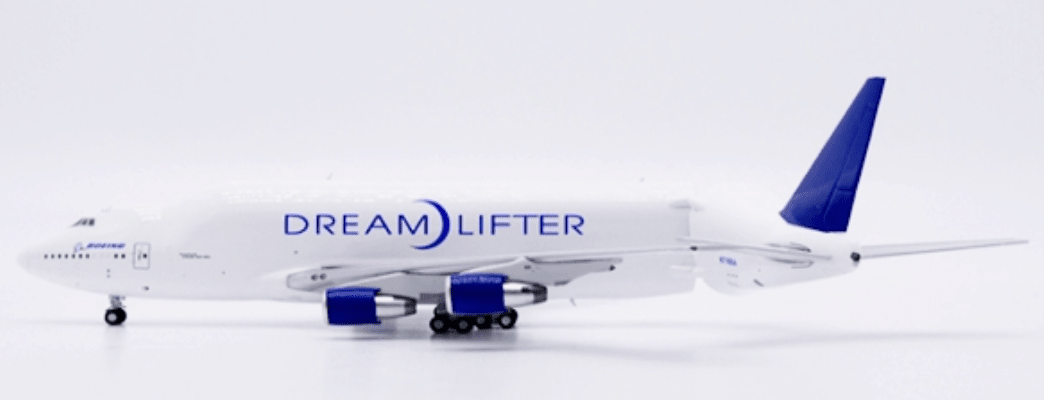 Pre-Order JC Wings LH4429C 1:400 Boeing Company 747-400LCF "Dreamlifter""Interactive Series" Reg: N718BA *New Tooling