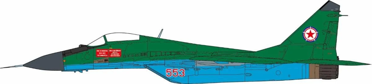 Pre-Order JC Wings Military JCW-72-MG29-018 1:72 MiG-29 Fulcrum Korean People's Army Air Force, 1st Air Combat Division, 55th Air Regiment, 2012